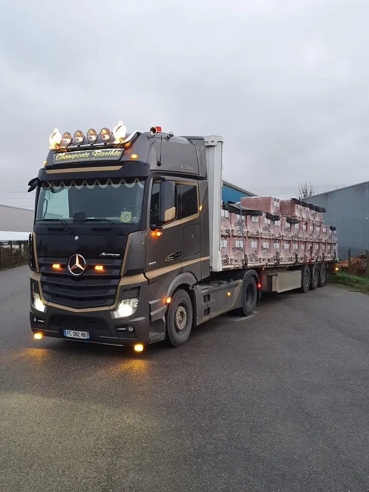 Transport de matériaux de construction